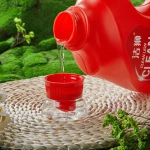 Red Large Capacity 5 Liter Plastic Container Liquid Detergent Laundry Detergent Fresh Clothes Hand Wash