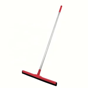 Red Multicolor EVA Dry Water Floor Squeegee Soft Rubber Cleaning Tool with Steel or Aluminum Handle for Household