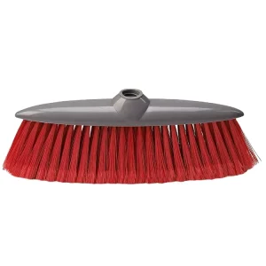 Red PET Broom, 29 x 10.5 x 5 cm, Manufacturer Supply