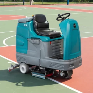 Reliable 8° Slope Gradeability GIYO X10 Ride On Electric Compact Logistics Loading Area Floor Scrubber