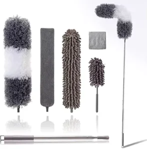 Removable Multi-Functional Fiber Duster Set for Household Dusting