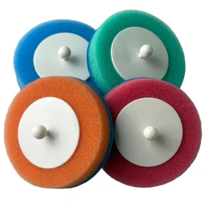 Replacement Toilet Brush Head Accessory for Toilet Cleaning with Sponges and Scouring Pads