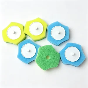Replacement Toilet Brush Sponge Refills and Scouring Pads