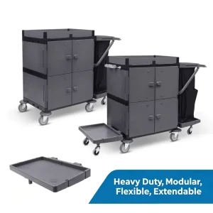 Residential Cleaning Business Supplies Hospital Floor Cleaning Trolley Hotel Room Housekeeping Janitor Cart Cleaning Trolley
