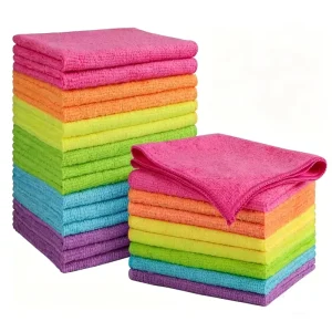 Restaurant Kitchen Cleaning Cloth Reusable Wear Resistant Microfiber Towel for Catering Kitchen Tableware Floor Wiping