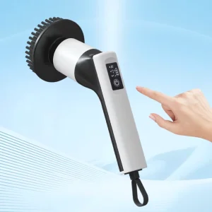 Retractable Electric Rechargeable ABS Eco Friendly Nylon Brush Set Handheld Powerful Plastic Flooring Scrubber Toilet House