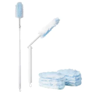 Retractable Electrostatic Dust Duster with Removable Rod