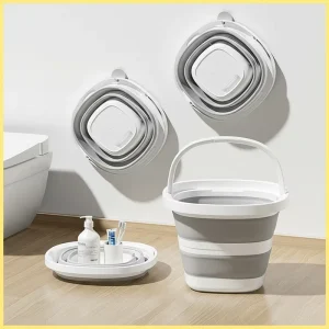 Retractable Folding Plastic Bucket Portable for Home Student Dormitory Travel & Outdoor Fishing Large & Small Sizes