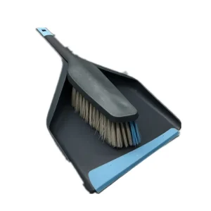 Retractable Multi functional Indoor Cleaning Dustpan and Brush Set with Polyester Broom Head and Customized Color