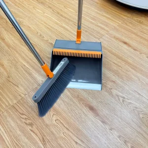 Retractable Multifunctional Broom and Dustpan Set for Home, Office, Kitchen, and Lobby