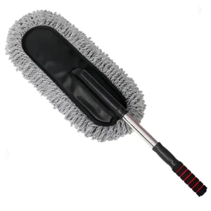 Retractable Nanofiber Car Duster and Cleaning Mop