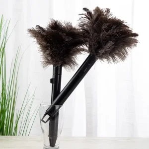 Retractable Ostrich Feather Duster with Expandable Plastic Handle