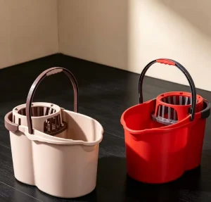 Reusable Cleaning Mop Bucket Sewage Separation Hands free Mop Bucket Set for Household Cleaning
