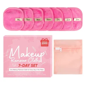 Reusable Cleansing Wipes Eco Friendly Washable Makeup Removal Cloth Reusable Microfiber Makeup Remover Pad
