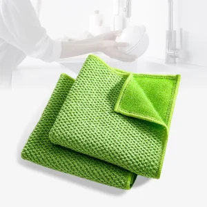 Reusable Customized Clean Cloth Kitchen Hand Towels Dish Cleaning Clothes with High Absorption