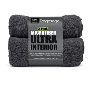 Reusable Durable Microfibre Lint Free Cleaning Cloths 300GSM 400GSM Dark Grey Household Kitchen Car Detailing Microfiber Towel