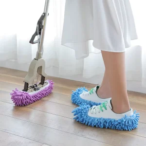 Reusable Floor Mop Slipper with Mophead Foot and Fast Absorption