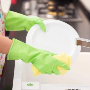 Reusable Household Cleaning Gloves and Kitchen Gloves Both Belong to Latex Custom Logo Custom Package Thin Natural Custom Color