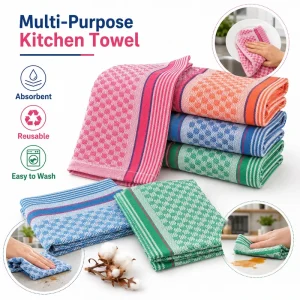 Reusable Household Washable Multi-purpose Woven Kitchen Dish Cleaning Towels