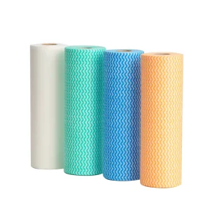 Reusable Kitchen Towels Roll Washable Heavy Duty Cleaning Cloths Dry & Wet Multi Use Lazy Rags for Household Dish Cleaning