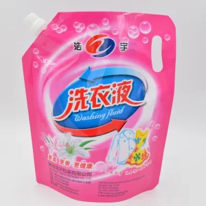 Reusable Laundry Detergent Refill Powder Liquid Packing Plastic Bags Stand-up Spout Pouches