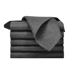 Reusable Microfiber Cleanroom Kitchen Cleaning Cloth Absorbent Dish Towel