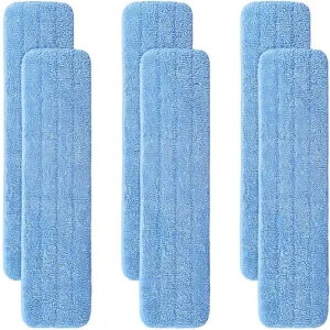 Reusable Microfiber Commercial Mop Head Refills for Wet/Dry Flat Mop Systems