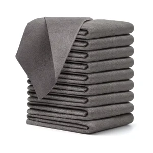 Reusable Microfiber Glass Cleaning Cloths Cleaning Rags