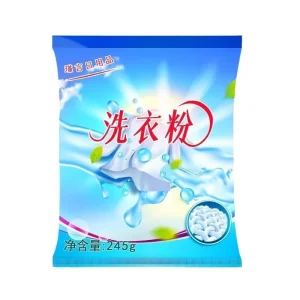 Reusable Plastic Pouch for Washing Powder and Laundry Detergent Storage
