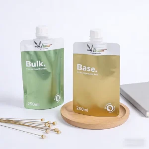 Reusable Pocket Hand Sanitizer Spray Refill Spout Pouch Spout Top 70% Sugarcane Derived Alcohol 200 mL