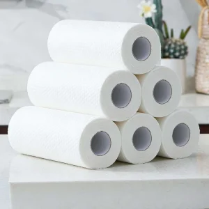 Reusable Spunlace Cleaning Wipes Disposable Towel Roll Spunlace Non Woven Fabric Cleaning Cloth for Kitchen