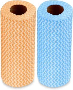 Reusable Washable Kitchen Cleaning Cloth Roll 100 Counts High Absorbency Quick Drying MultiPurpose Household Cleaning Towel