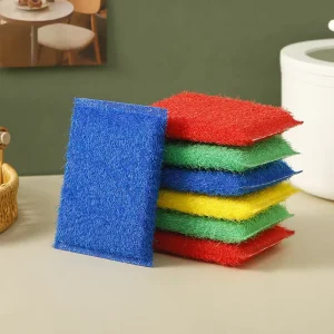 Reusable Water-Absorbent Scouring Pad Sponge for Dishwashing