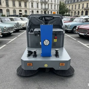 Ride-On Electric Battery Floor Sweeper Industrial Cleaning Equipment for Factory Warehouse Mall Road