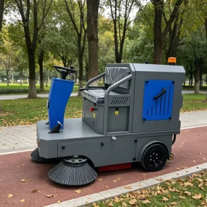 Ride-On Electric Industrial Battery Floor Sweeper Cleaning Machine for Warehouse Factory