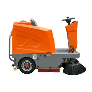 Ride-On Electric Sweeper 1280 Model 3-in-1 Cleaning System for Asphalt Cement Granite and Plastic Floors
