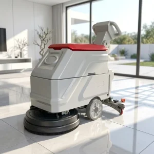 Ride-On Floor Sweeper and Street Cleaner with Brushless Motor