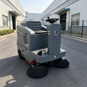Ride-On Industrial Electric Road Vacuum Floor Sweeper