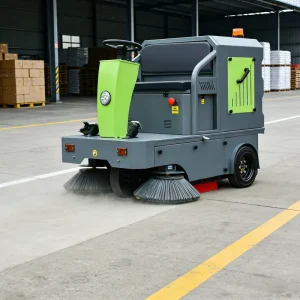 Ride-on Electric Battery Floor Sweeper for Warehouse Factory Road and Outdoor Use CE