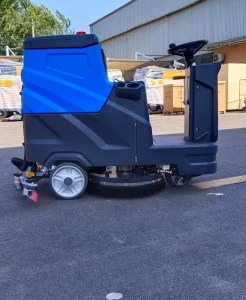 Ride-on Electric Floor Scrubber and Road Cleaning Machine for Personal and Commercial Use
