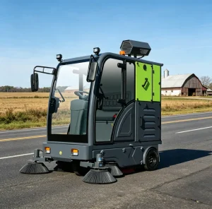 Ride-on Vacuum Sweeper with Dust Control Industrial Floor Cleaning Machine for Electronics Factory