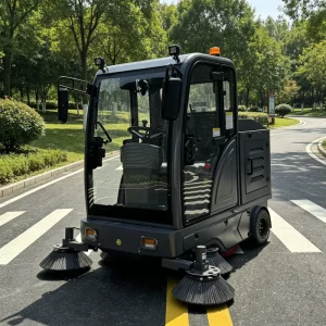 Road Cleaning Sweeper and Floor Washer with High-Pressure Fog Cannon