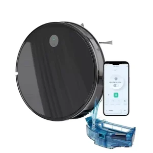 Robot Vacuum Cleaner with Gyro Navigation, 3500Pa Suction, Wet and Dry Mopping, 2550mAh Battery, Carpet Cleaning, and Pet Hair Removal