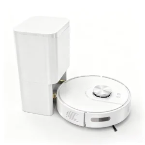 Robot Vacuum Cleaner with Wet and Dry Mopping, Self-Emptying Station, Auto Charging, APP Control, HEPA Filter