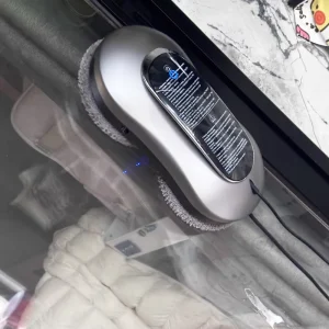 Robotic Glass Cleaner 3000Pa Variable Suction Auto Return Low Noise Dual Air Duct