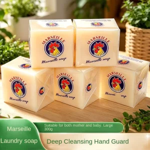 Rooster-Shaped Soap 300g Coconut Oil Laundry Soap for Clothes and Underwear Natural Fragrance Rich Foam Stain Remover