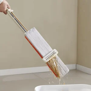 Rotatable Microfiber Flat Mop for Large Floors