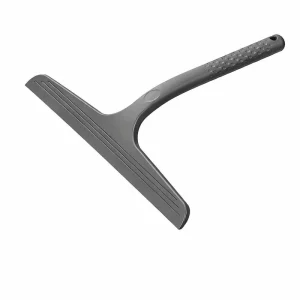 Round Handle Silicone Shower Squeegee Flexible Full Silicone Scraper Streak-free Glass Squeegee Hanging Loop Shower Squeegee