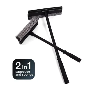 Rubber Blade TPR Window Squeegee Plastic Handle Eco Friendly Household Glass Cleaning Tool Professional Use