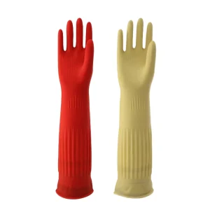 Rubber Household Cleaning Gloves Latex Household Laundry Kitchen Dish Washing Work Gloves